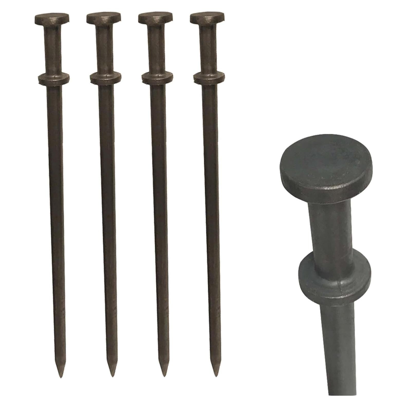 Estacas de Tienda Doble Cabeza Moose Supply 101.6 cm 4-Pack