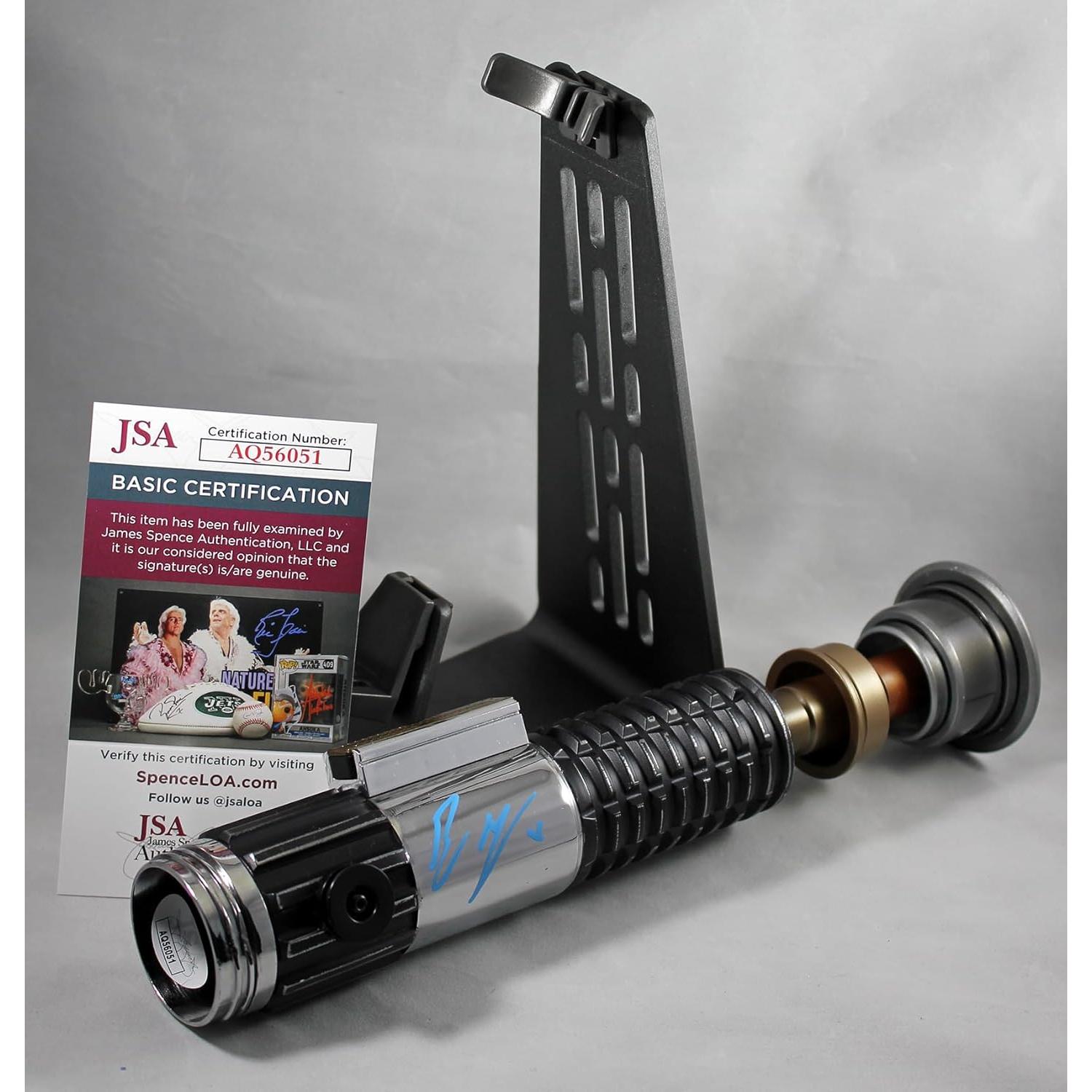 Ewan McGregor Signed Star Wars Obi-Wan Kenobi Black Series Force FX Elite Lightsaber w/JSA COA