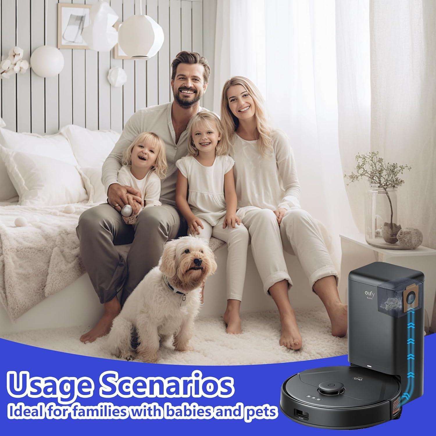 5 Bolsas de Polvo iRobacc para Eufy X10 Pro Omni - 3L