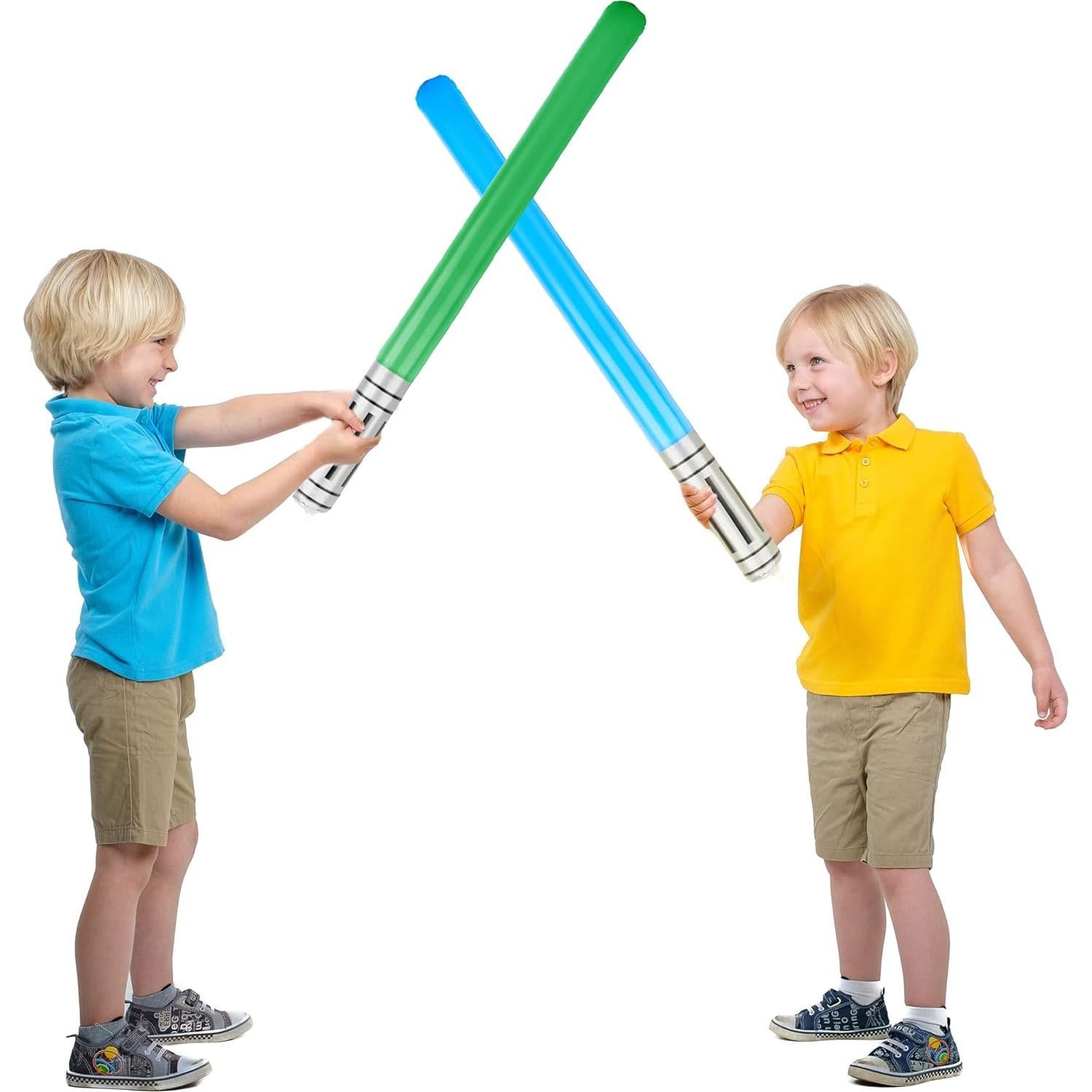 Paquete de 20 Sables de Luz Inflables Haconba 90 cm 5 Colores