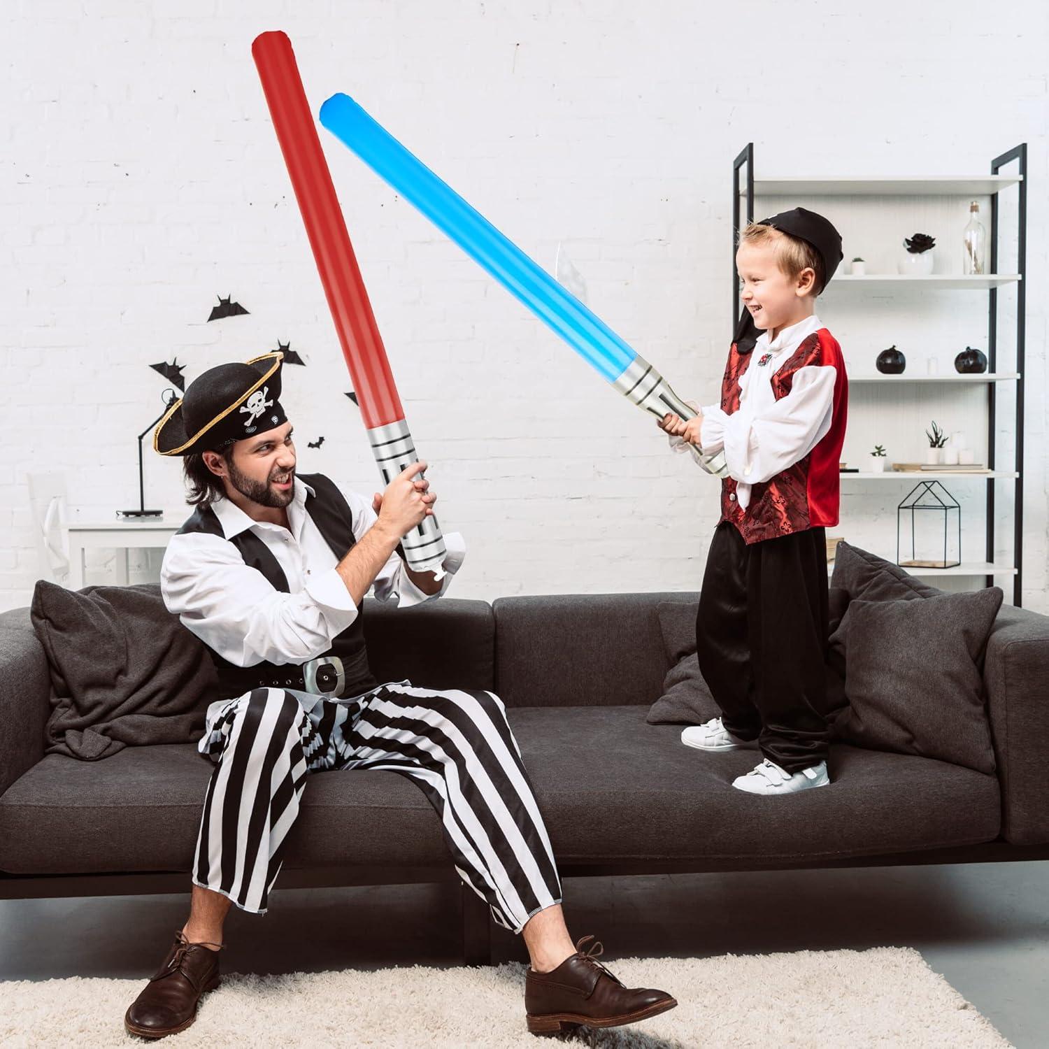 Paquete de 20 Sables de Luz Inflables Haconba 90 cm 5 Colores