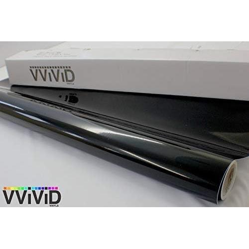 Vinilo Gloss Negro VViViD 15.24cm x 152.4cm con Liberación de Aire