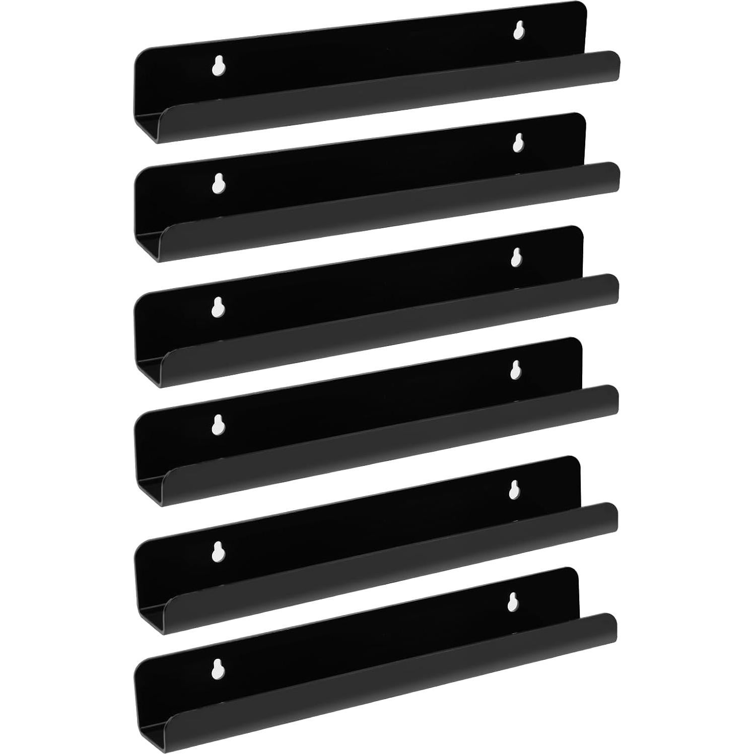 Estante Flotante para Discos de Vinilo Meaocer 6 Piezas 30.48 cm