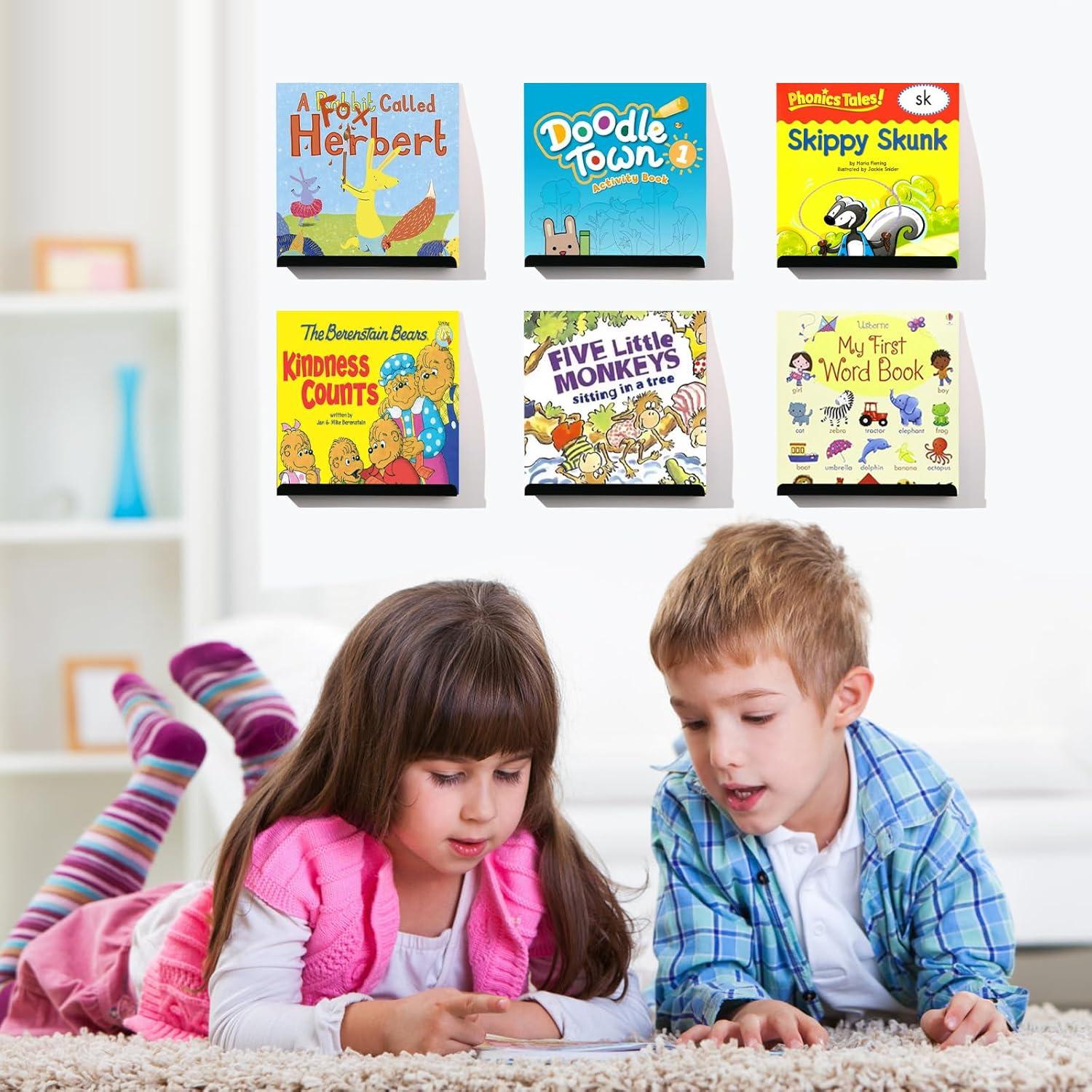 Estante Flotante para Discos de Vinilo Meaocer 6 Piezas 30.48 cm