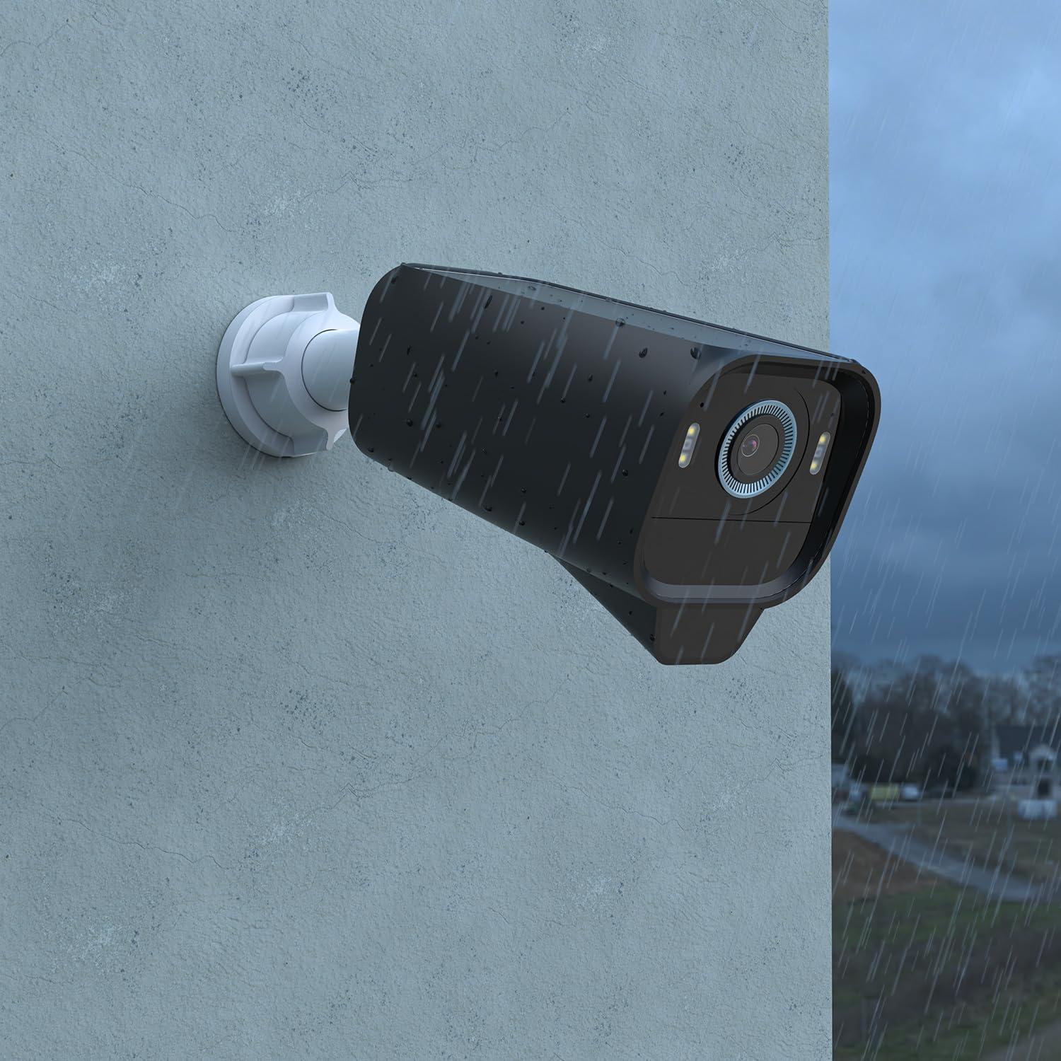 Cubiertas de silicona Holicfun para eufyCam S3 Pro - Negro