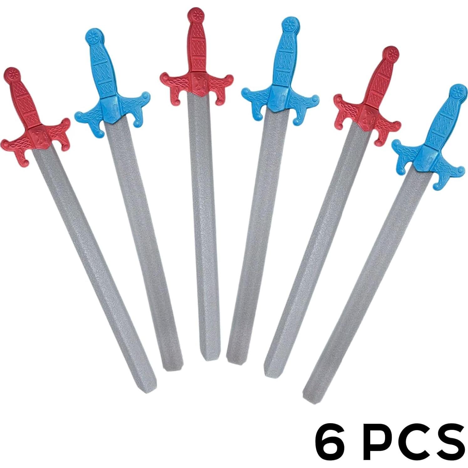 Set 6 Espadas de Espuma Gigantes Liberty Imports 76 cm