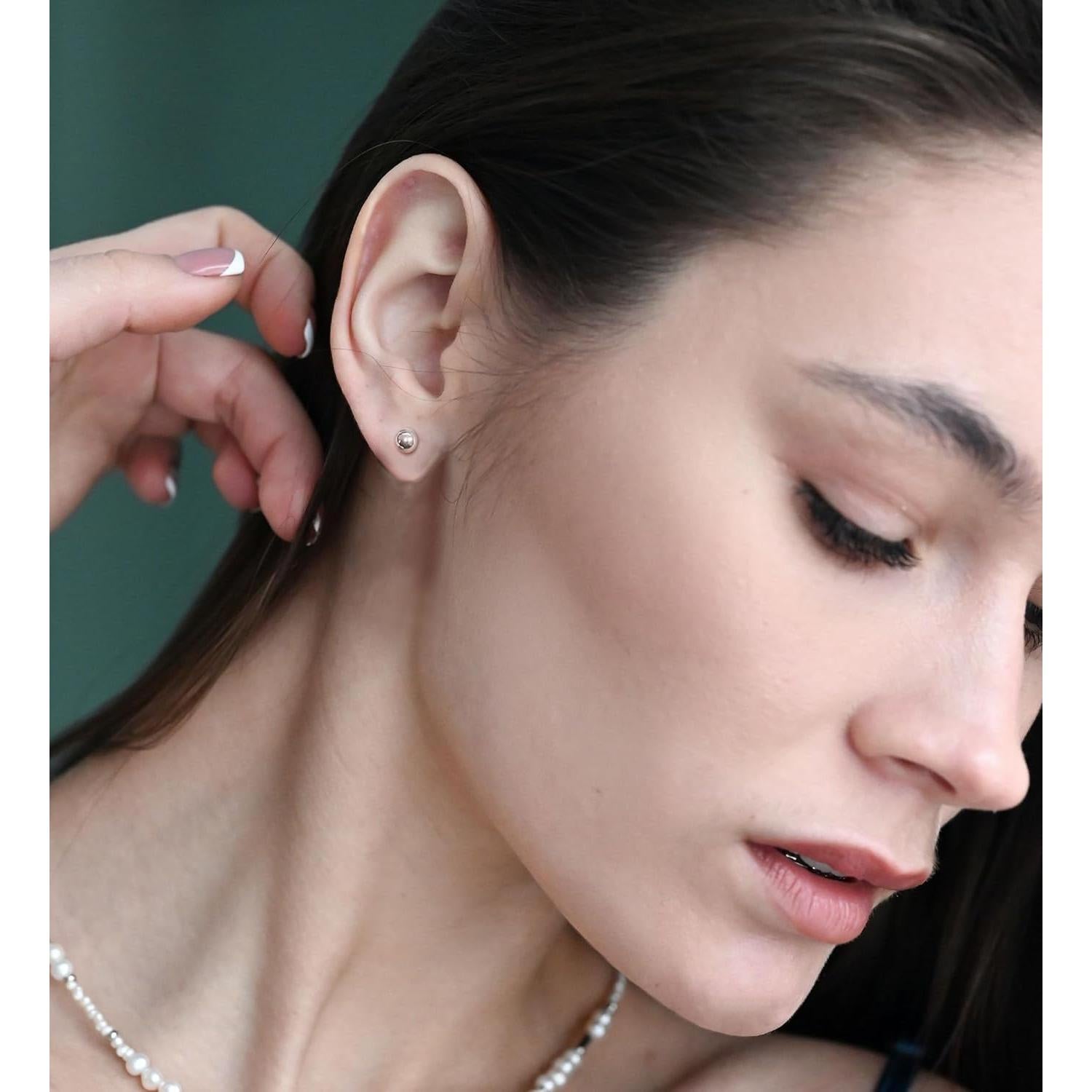 Pendientes de Titanio Hipoalergénicos G23 20G para Mujeres y Hombres