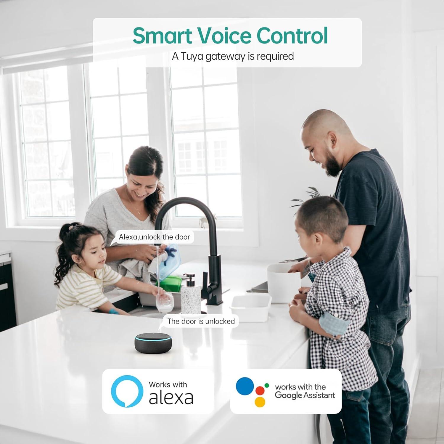 Cerradura Inteligente Hornbill A5 Biometrica Bluetooth Negra