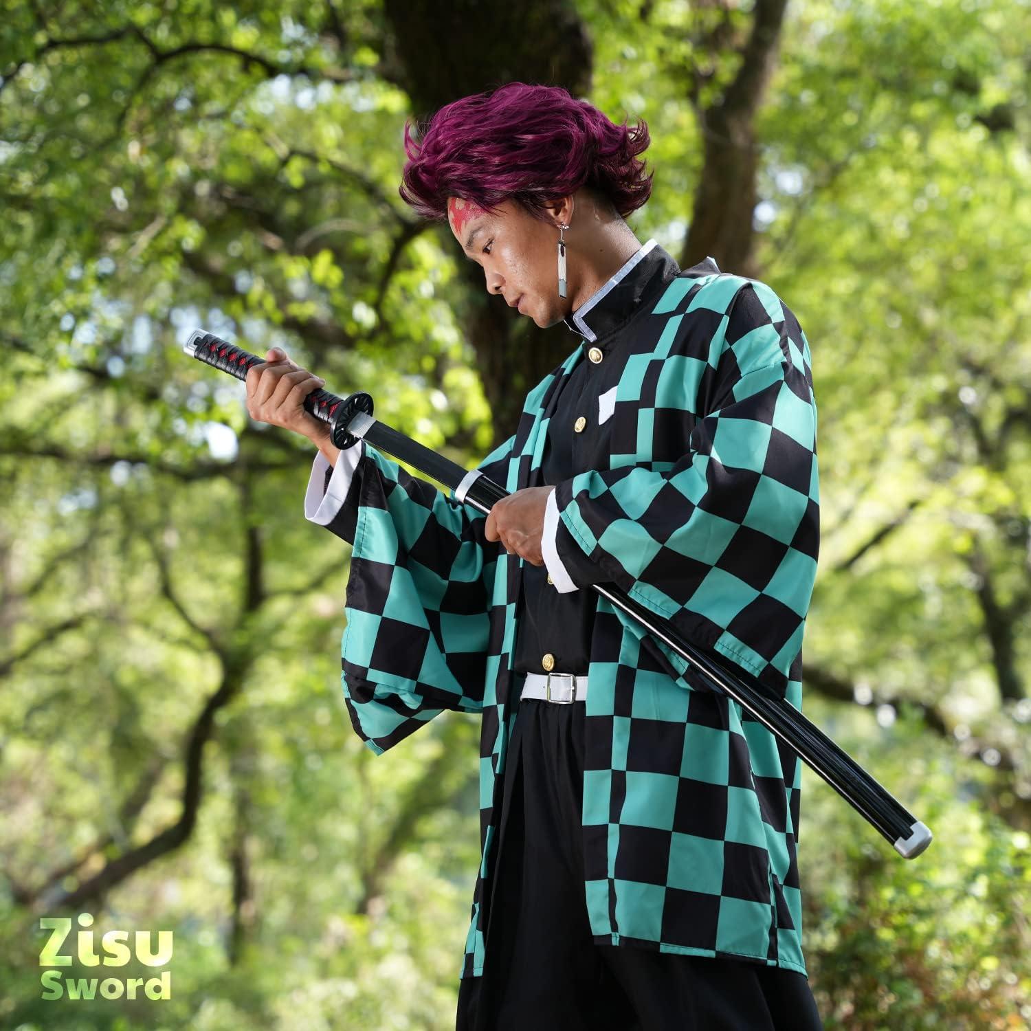 Espada Katana Zisu Tanjirou 105.7 cm Cosplay Anime