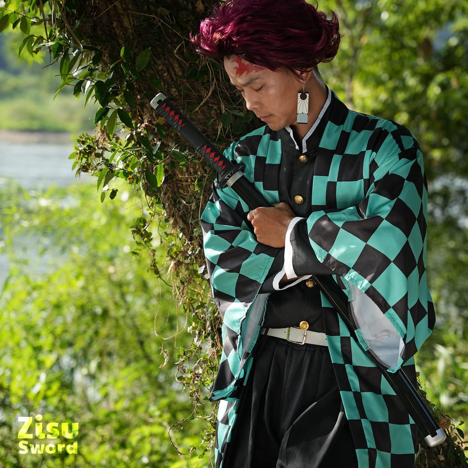 Espada Katana Zisu Tanjirou 105.7 cm Cosplay Anime