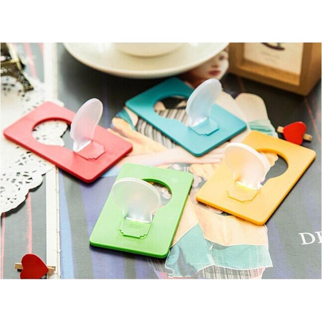 10 Tarjetas LED Portátiles Inovat con Luz Blanca y Baterías