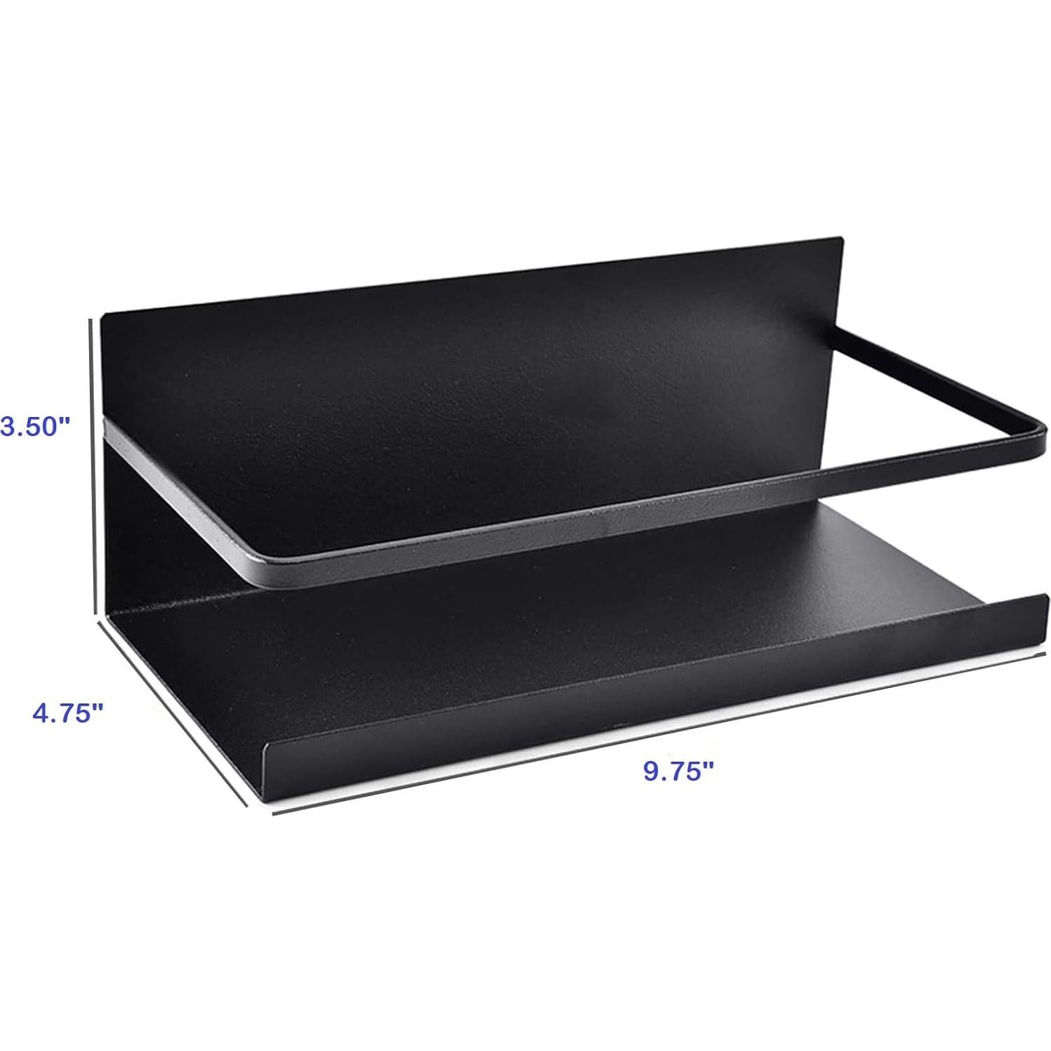 Estante Magnético para Especias Kovot - Negro, 2 Unidades