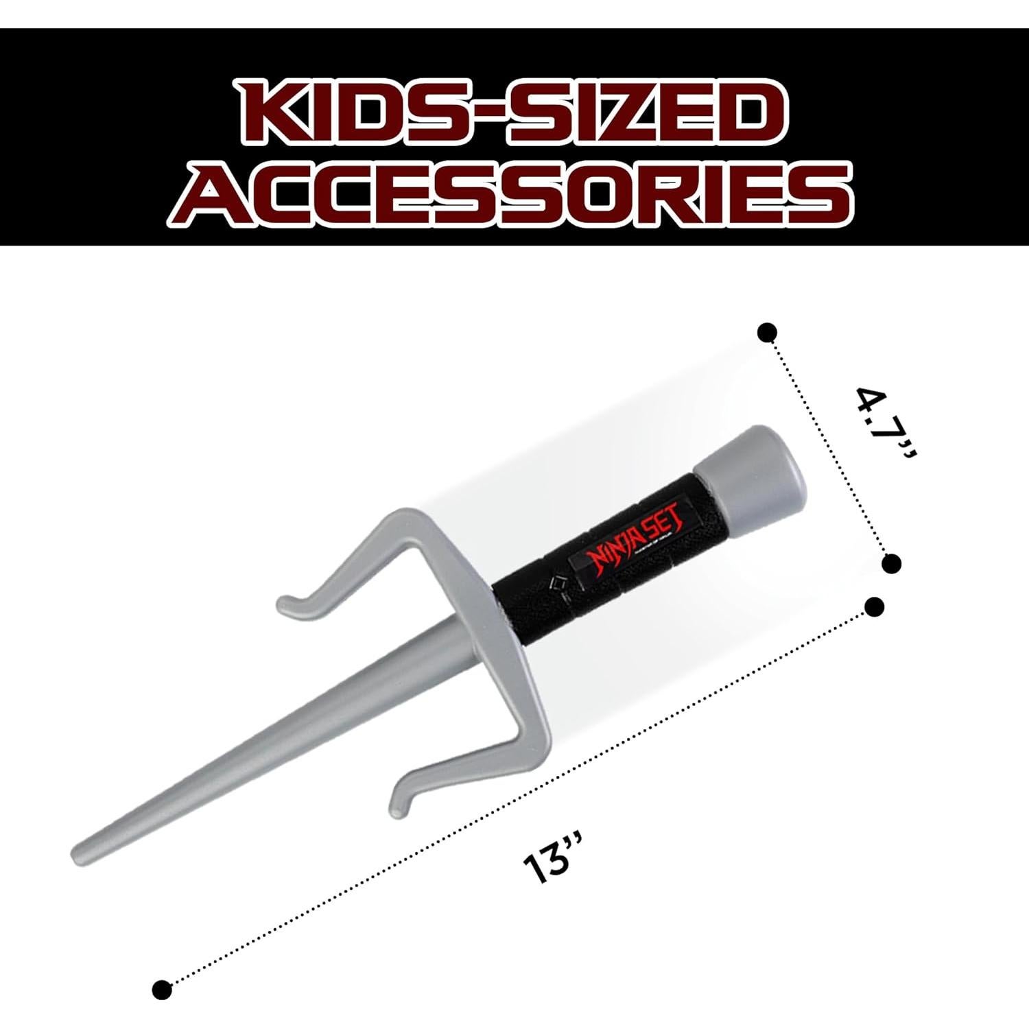 Armas de Ninja Sai de Plástico Liberty Imports 2 Pcs