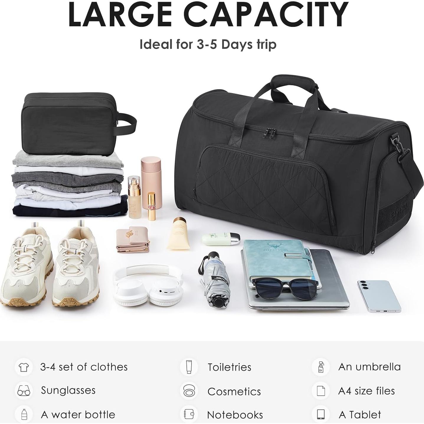 Bolsa de Viaje Rodante 3 en 1 ET24B428A Negra