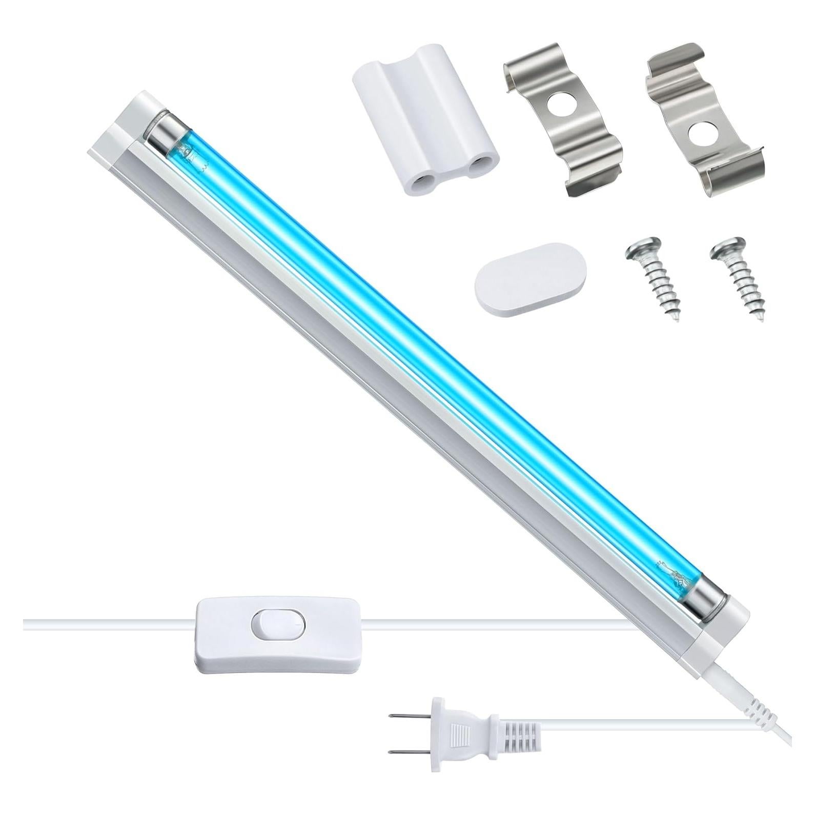 Lámpara UV Germicida Qualirey 6W Sin Ozono 253.7nm