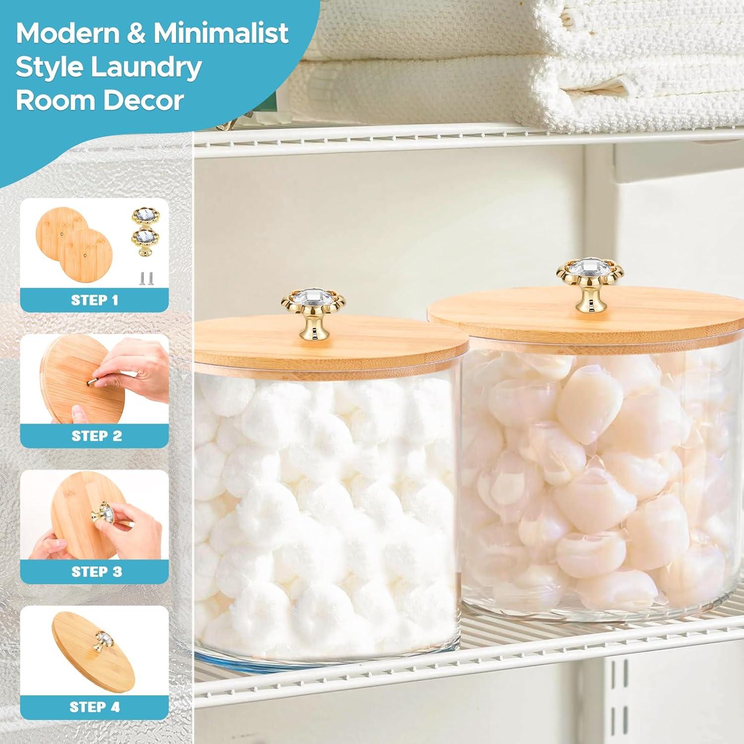 Juego de 2 Contenedores de Almacenamiento JYPS para Lavandería