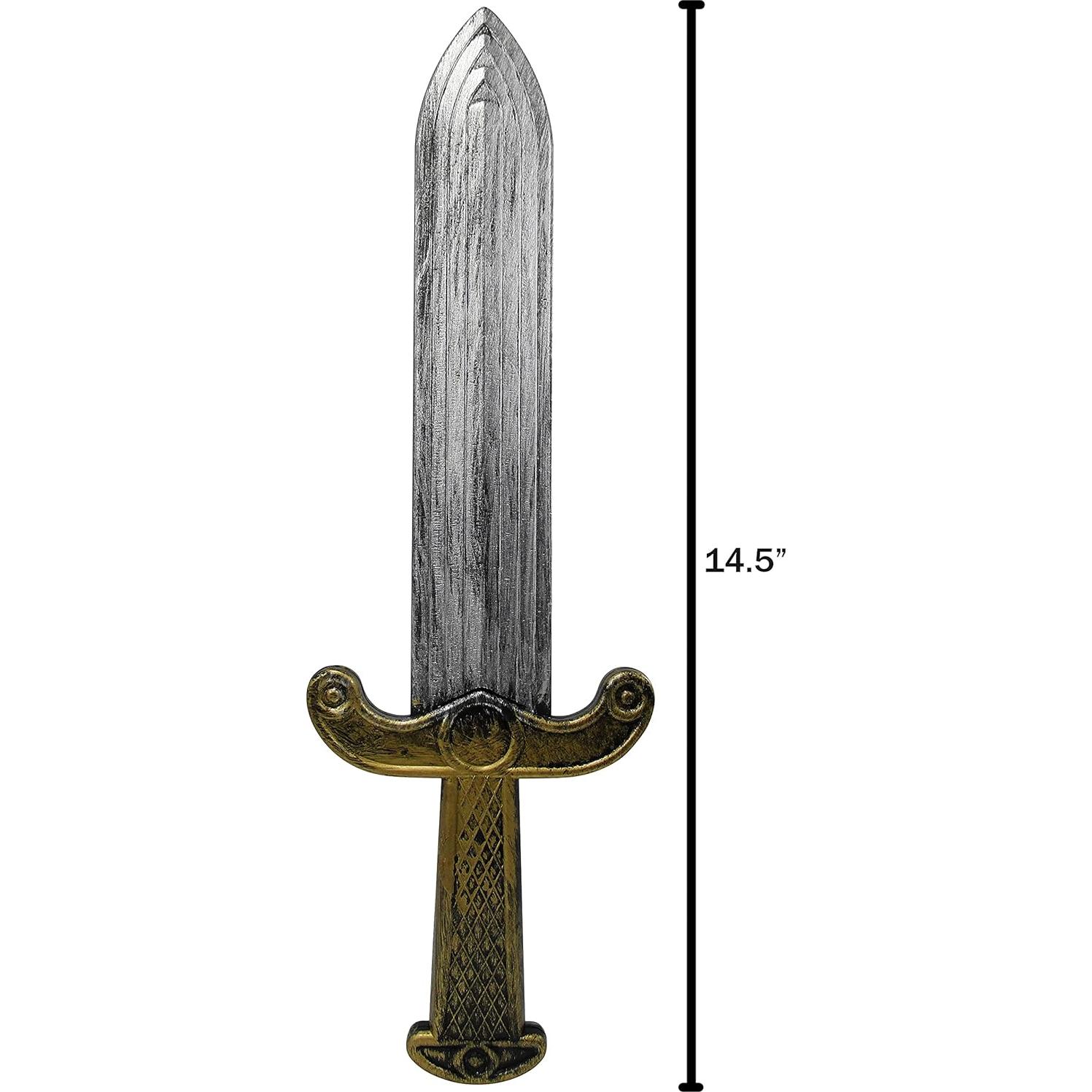 Espada Corta Romana Nicky Bigs Novelties 36.83 cm Daga Plástica