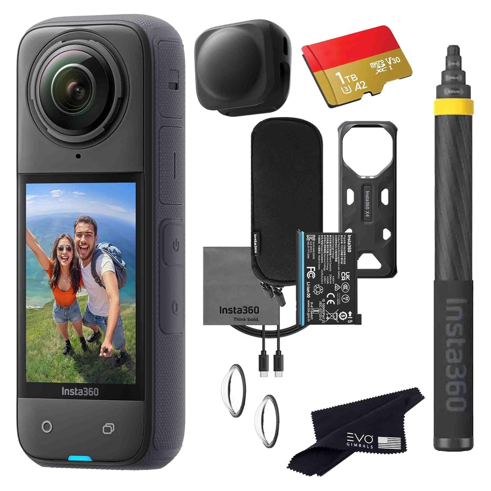 Cámara de Acción 360 Insta360 X4 8K + Selfie Stick 3m