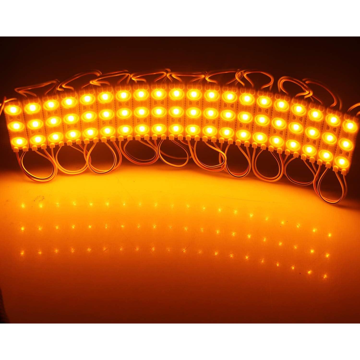 Módulo LED REXTiN Amarillo 200pcs 2835 Impermeable 12V