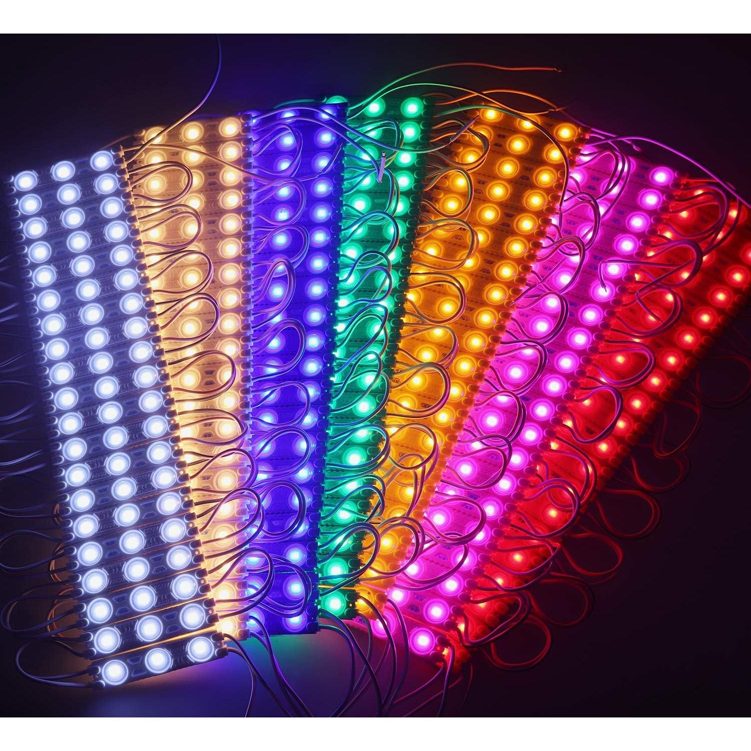 Módulo LED REXTiN Amarillo 200pcs 2835 Impermeable 12V