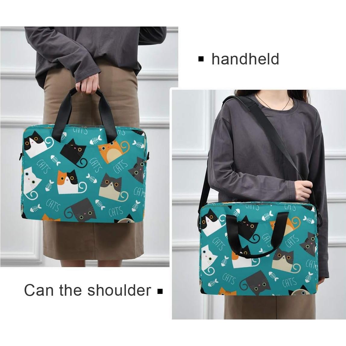 Bolsa para Laptop 15.6" Floral Vintage CCDMJ - Funda Mujer