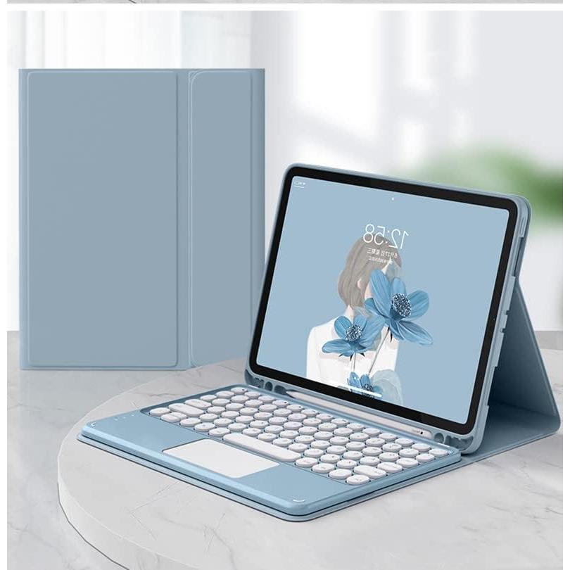Funda de Teclado AnMengXinLing para iPad Mini 5/4 - Verde Menta