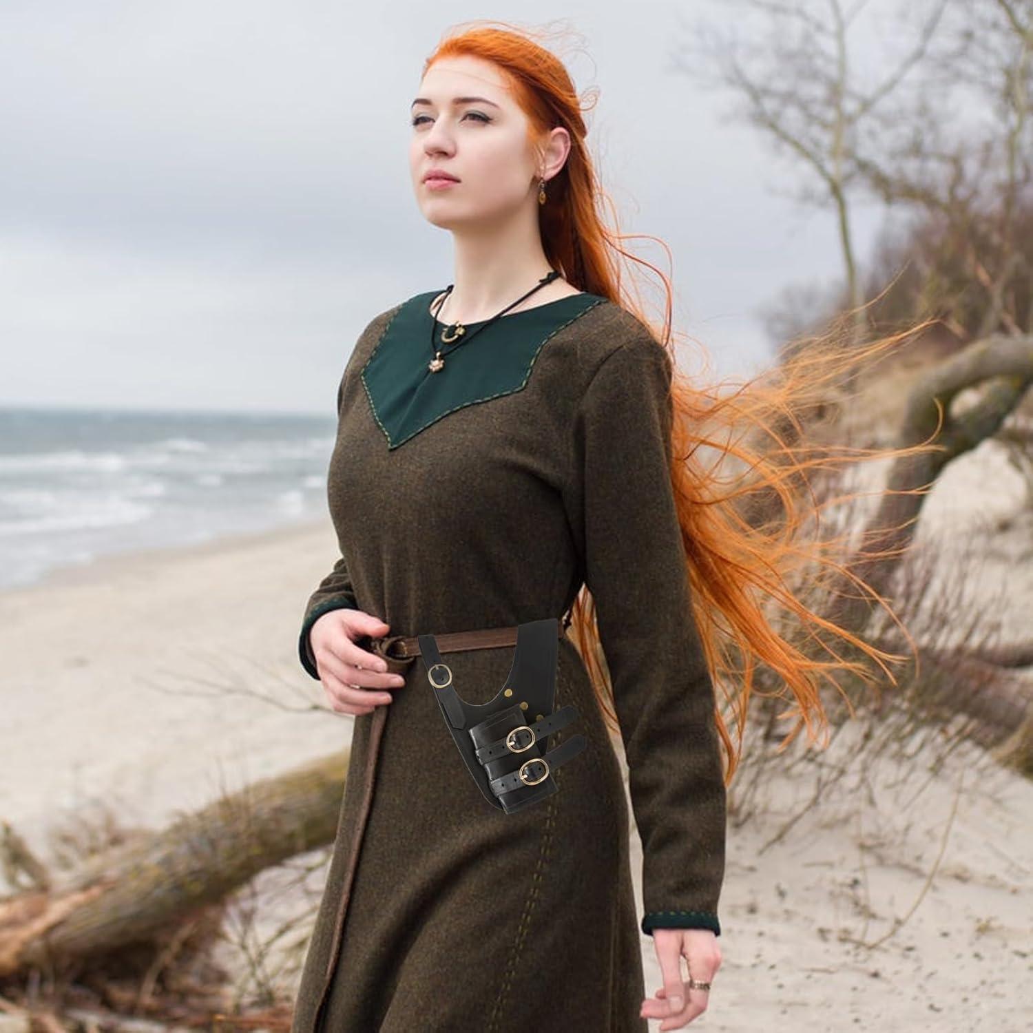 Frog de espada medieval NUMJAW negro ajustable para cosplay