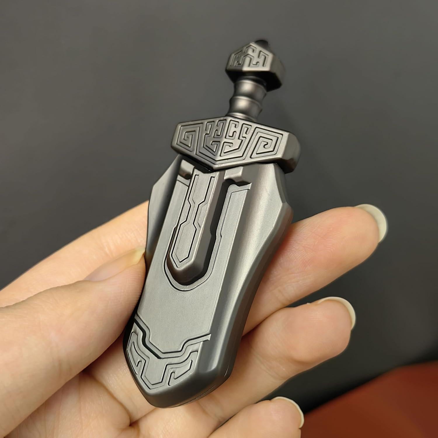 Juguete Antiestrés Magnético EDC T-Conceal Gris 8.4x3.3 cm