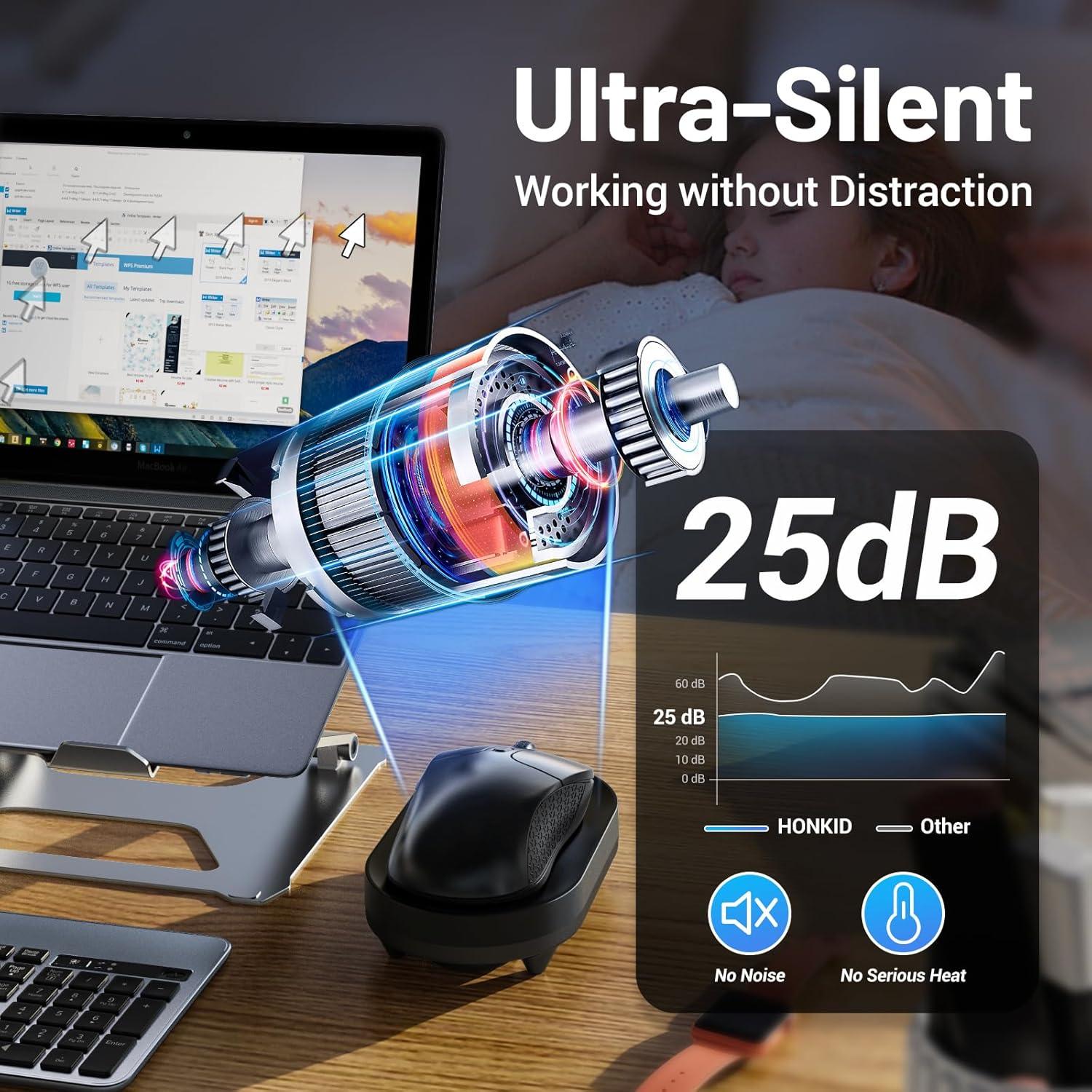 Mover de Ratón Indetectable HONKID USB Ultra Silencioso