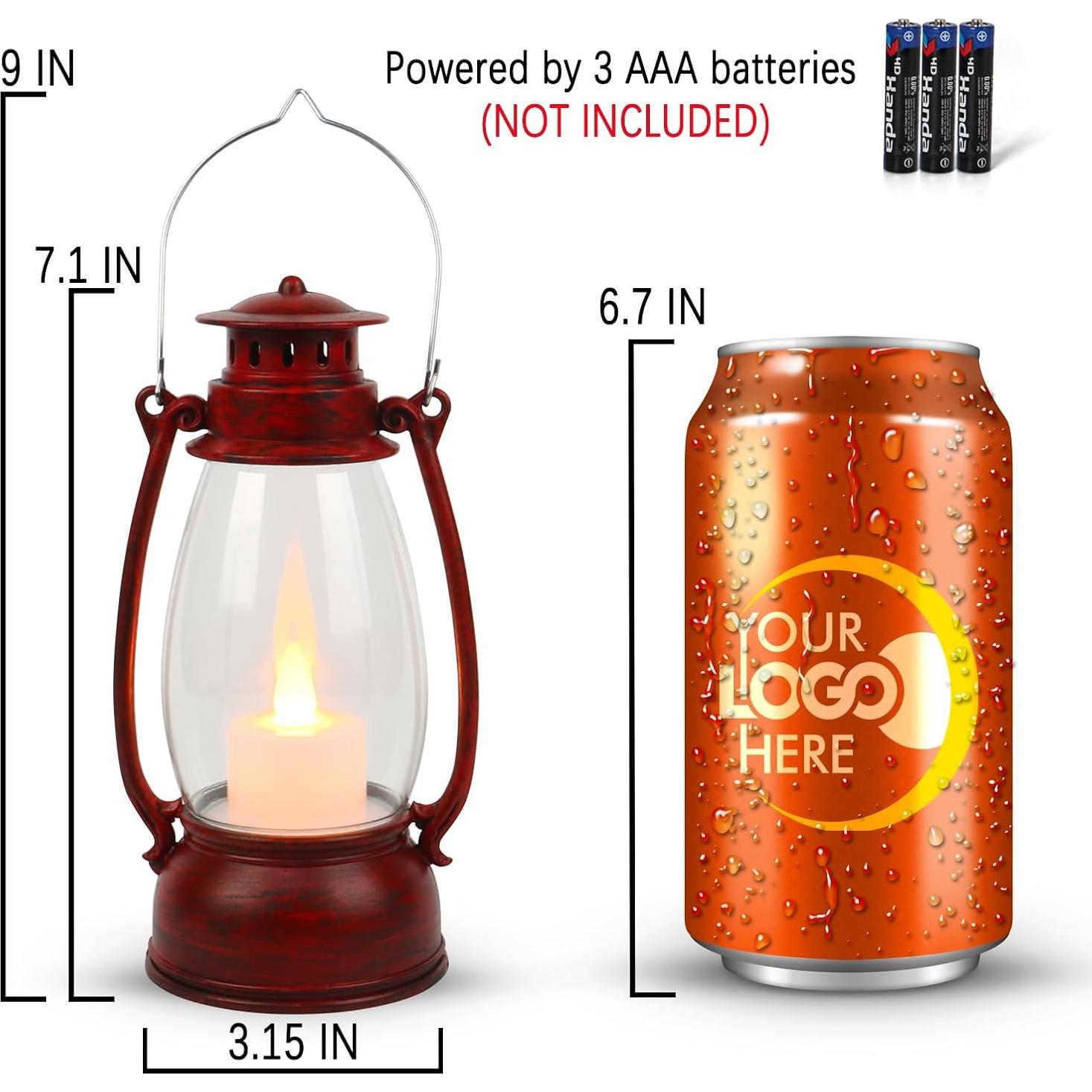 Lámpara de Vela LED Vintage Reperla con Control Remoto 18 cm