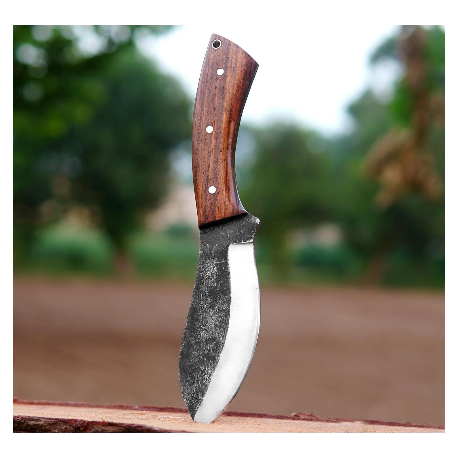 Cuchillo de Caza Nessmuk RISING CRAFTS 25.4 cm Acero Carbono