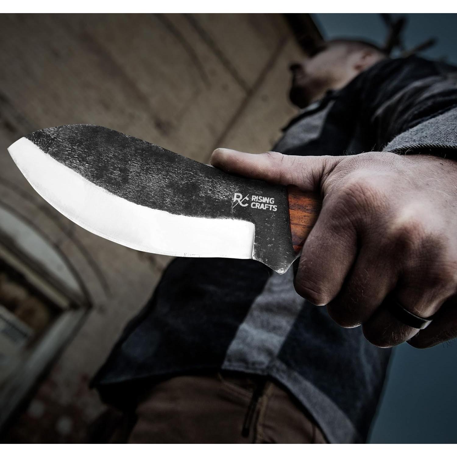 Cuchillo de Caza Nessmuk RISING CRAFTS 25.4 cm Acero Carbono