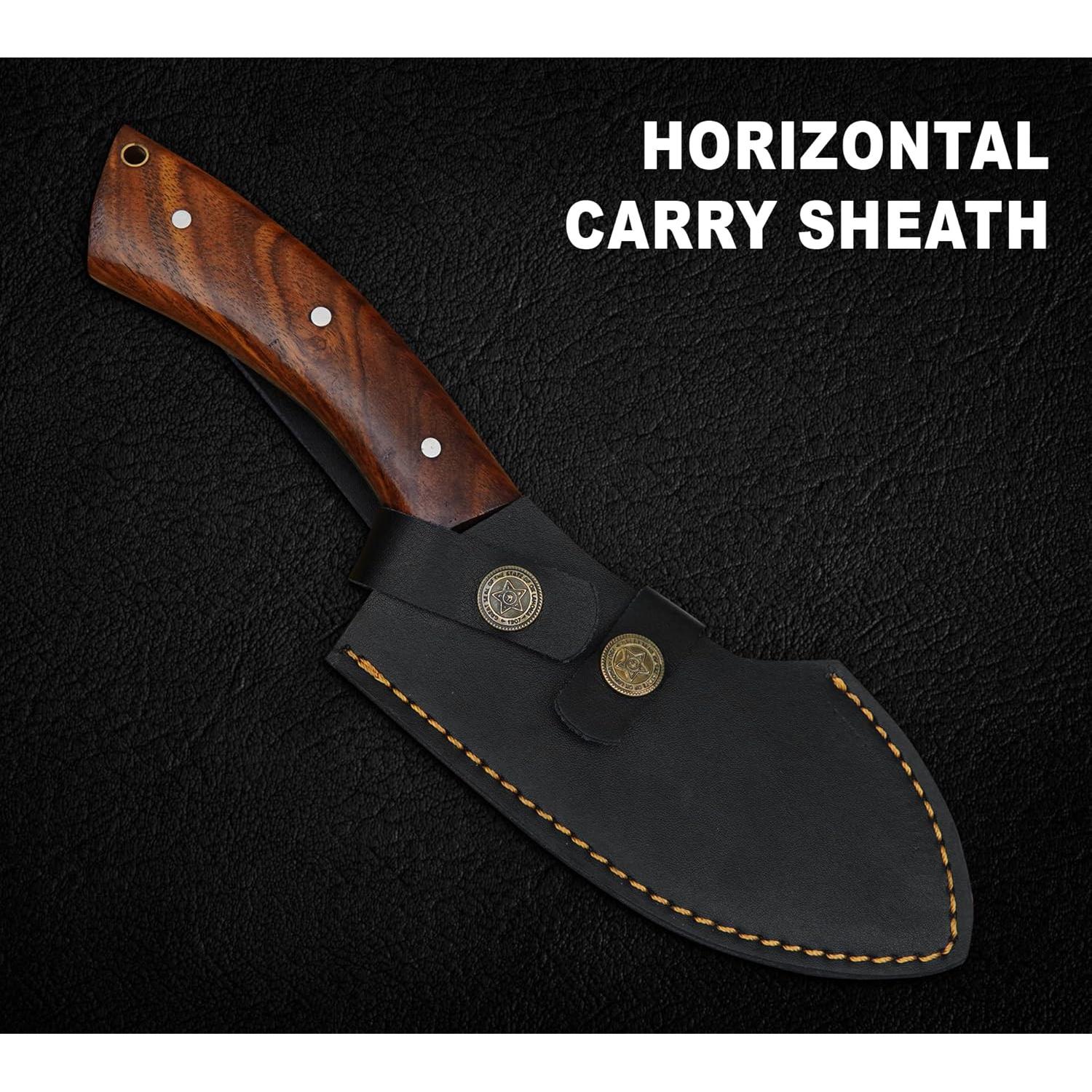 Cuchillo de Caza Nessmuk RISING CRAFTS 25.4 cm Acero Carbono