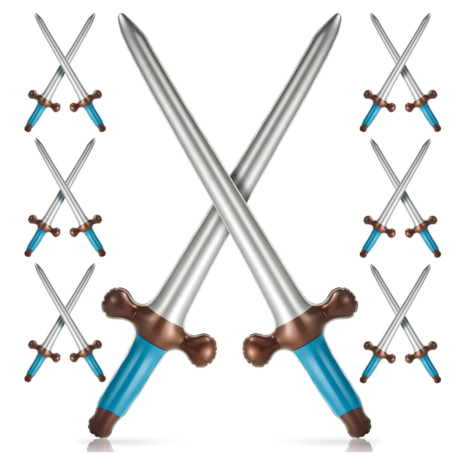 Outus 24 Espadas Inflables Pirata 60 cm Juguetes Fiesta