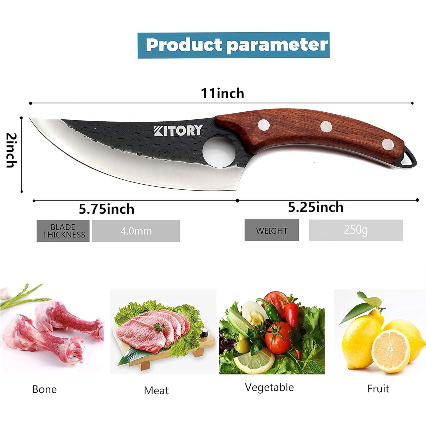 Cuchillo de Deshuesar Kitory 15.24 cm Acero Alto Carbono