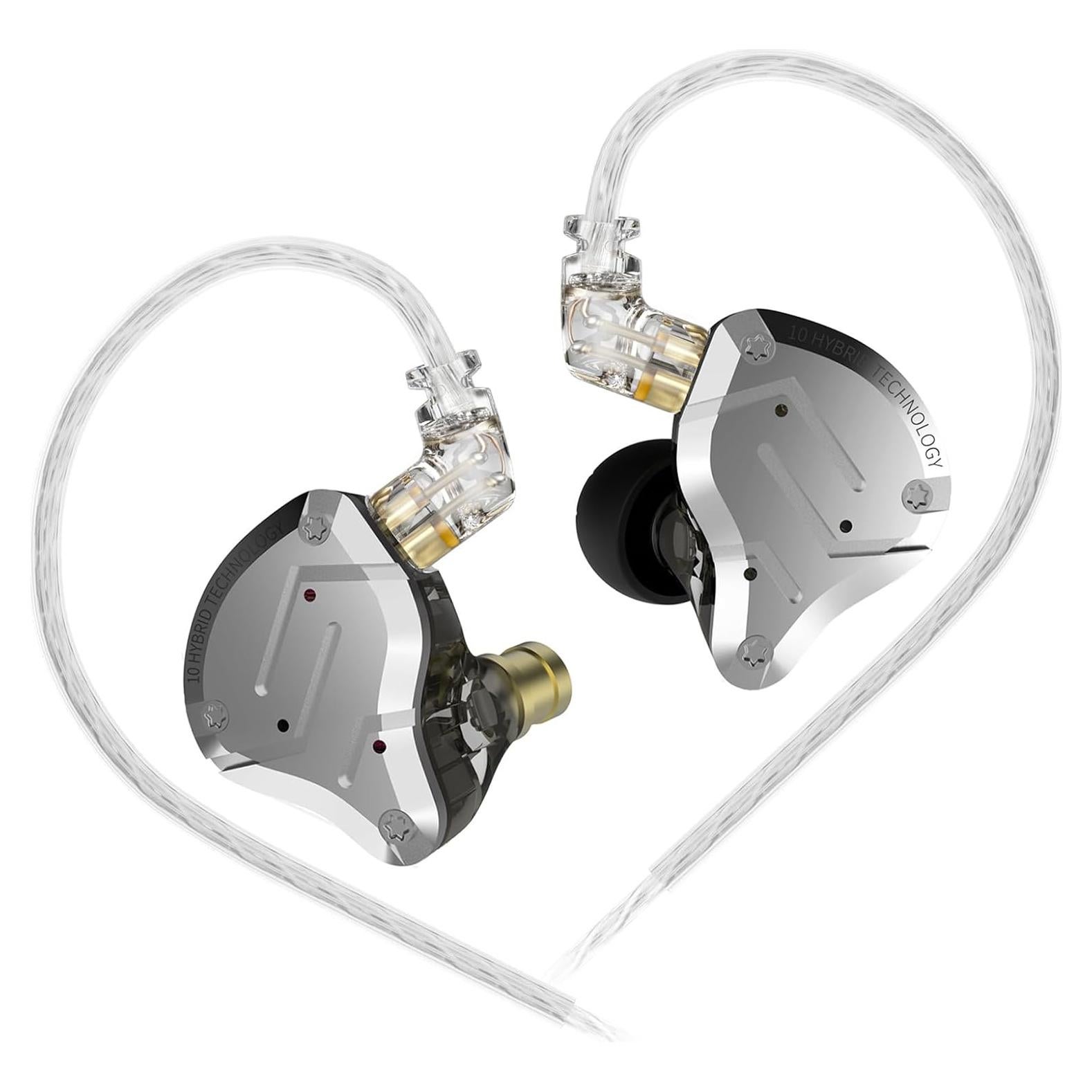 Auriculares KZ ZS10 Pro In-Ear HiFi 4BA 1DD Negro