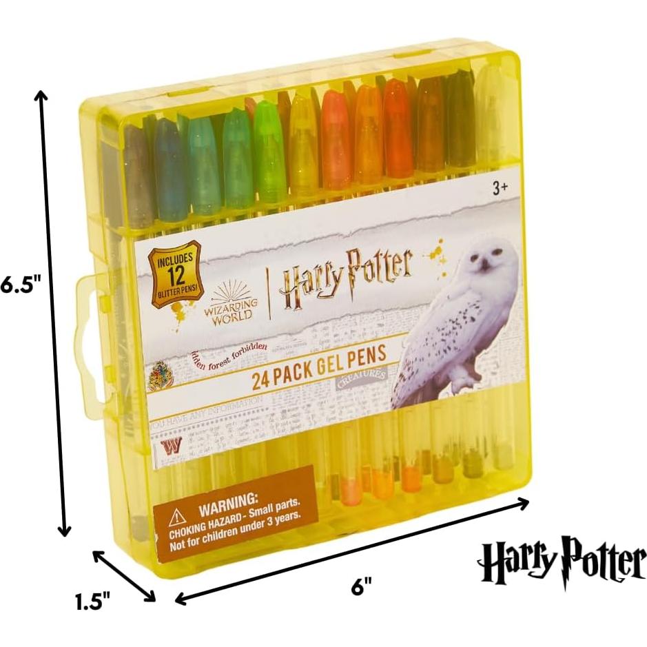 Conjunto de bolígrafos de gel Harry Potter 24 piezas colores