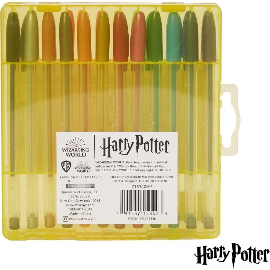 Conjunto de bolígrafos de gel Harry Potter 24 piezas colores