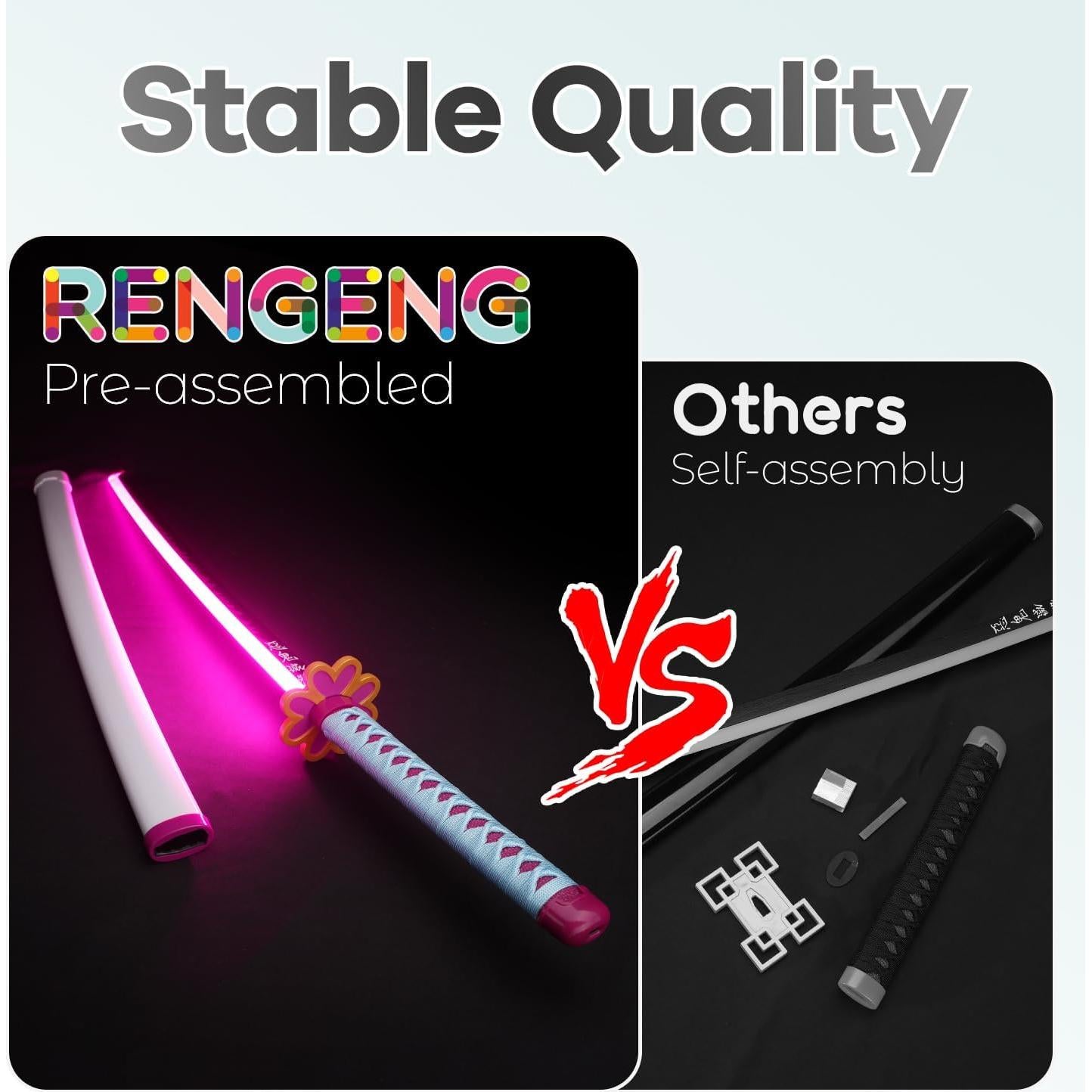 Espada Iluminada RENGENG DLU-073 101,6 cm Recargable