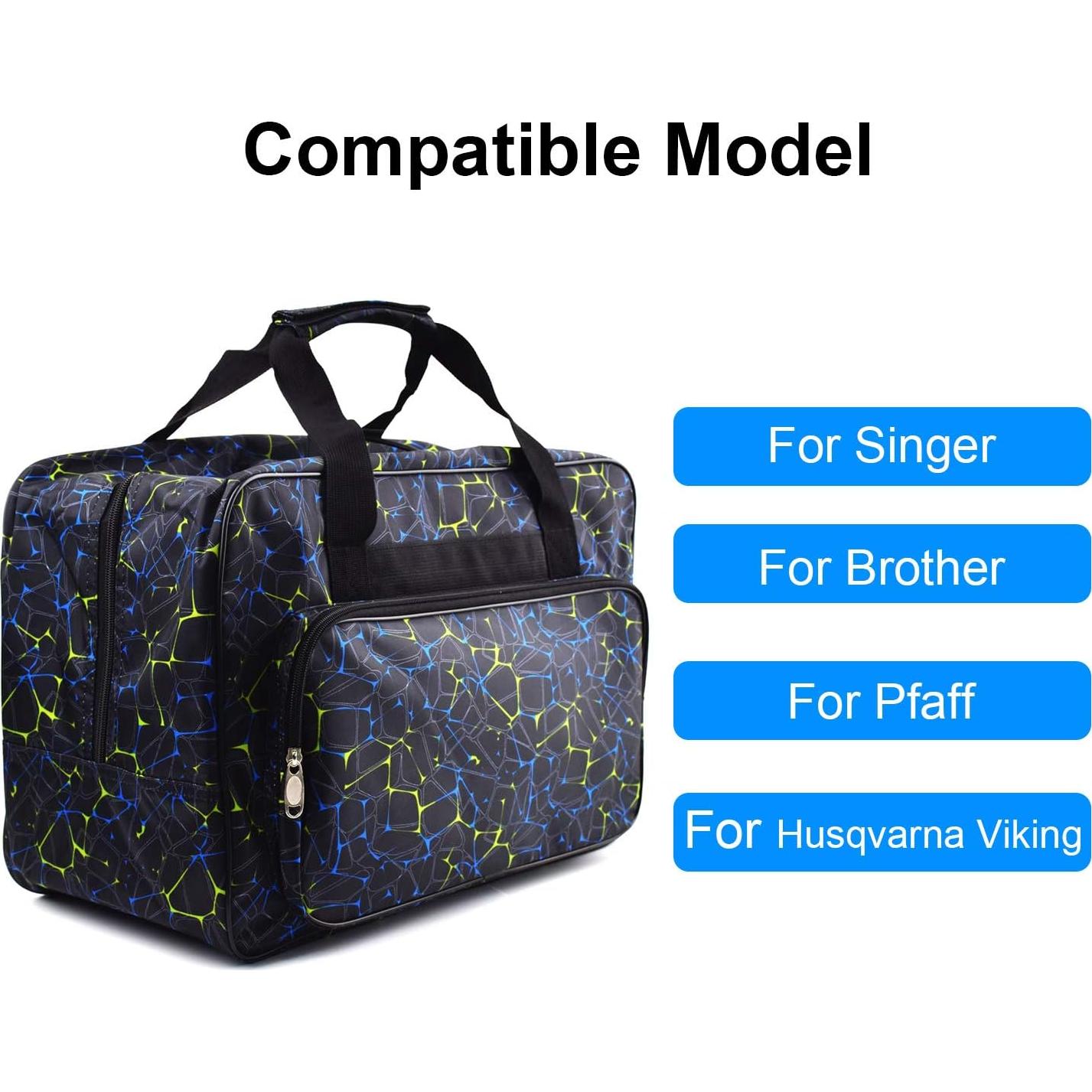 Funda de Transporte para Máquina de Coser TLBTEK Negra 45.7x22.6x33cm