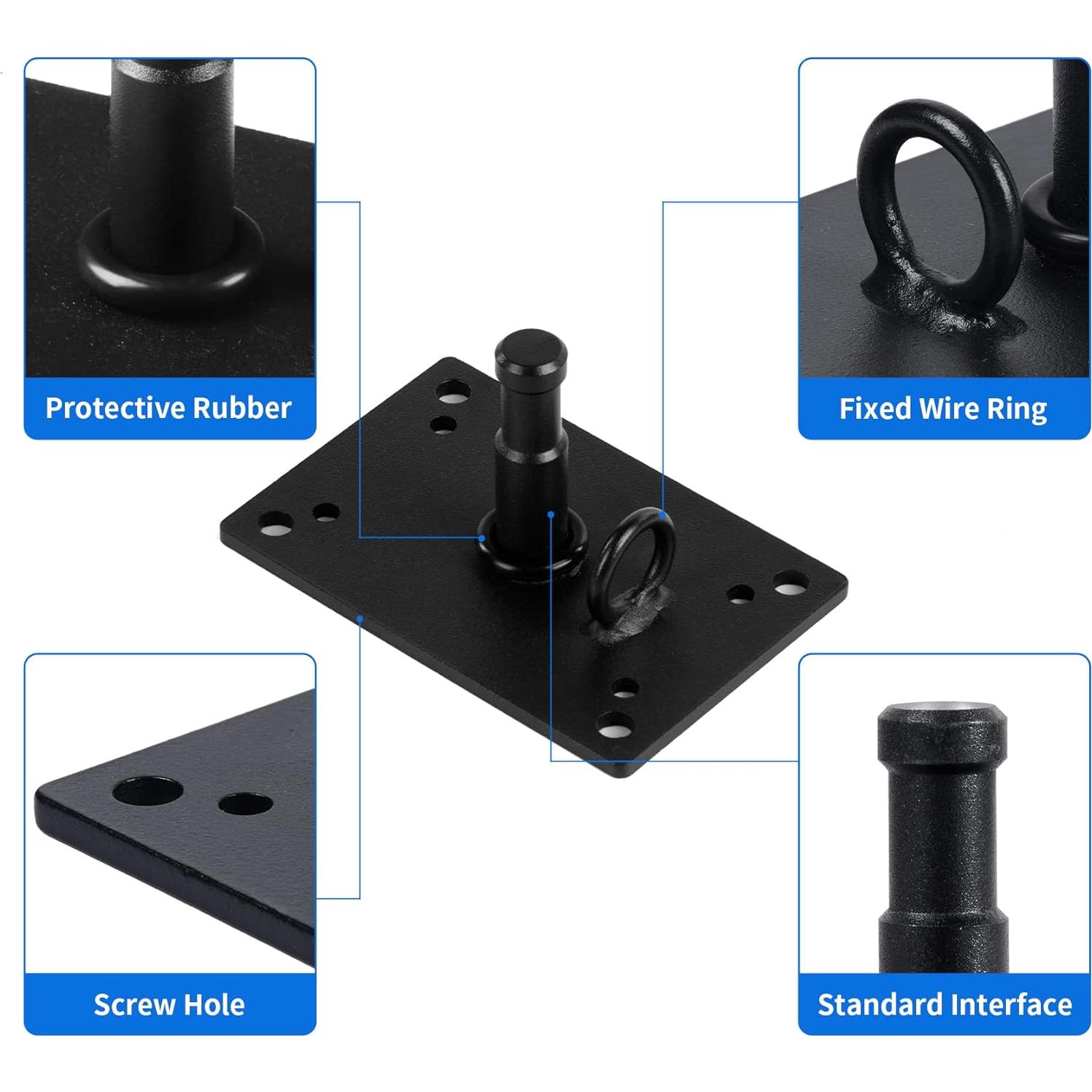 Placa de Montaje Selens para Perno de Bebé 6 cm Metal