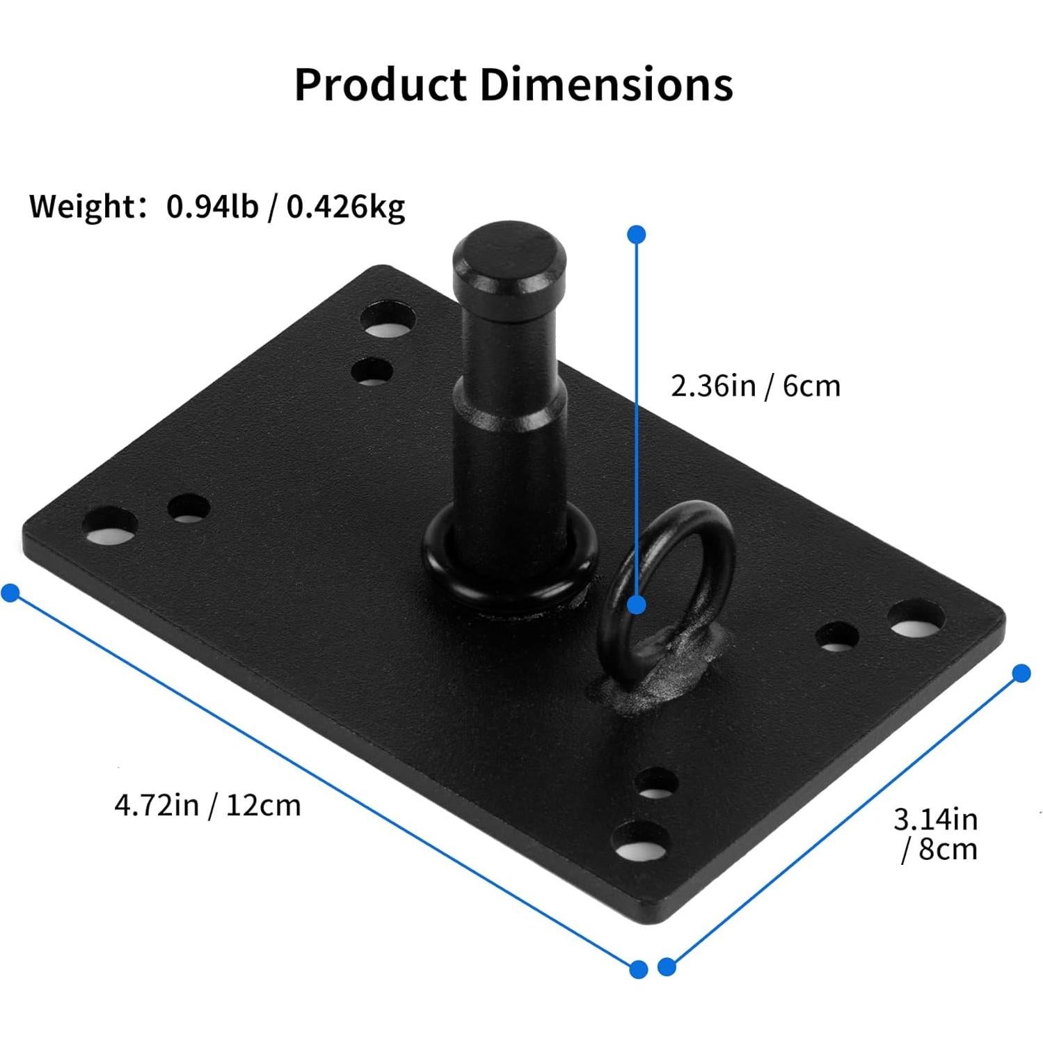 Placa de Montaje Selens para Perno de Bebé 6 cm Metal
