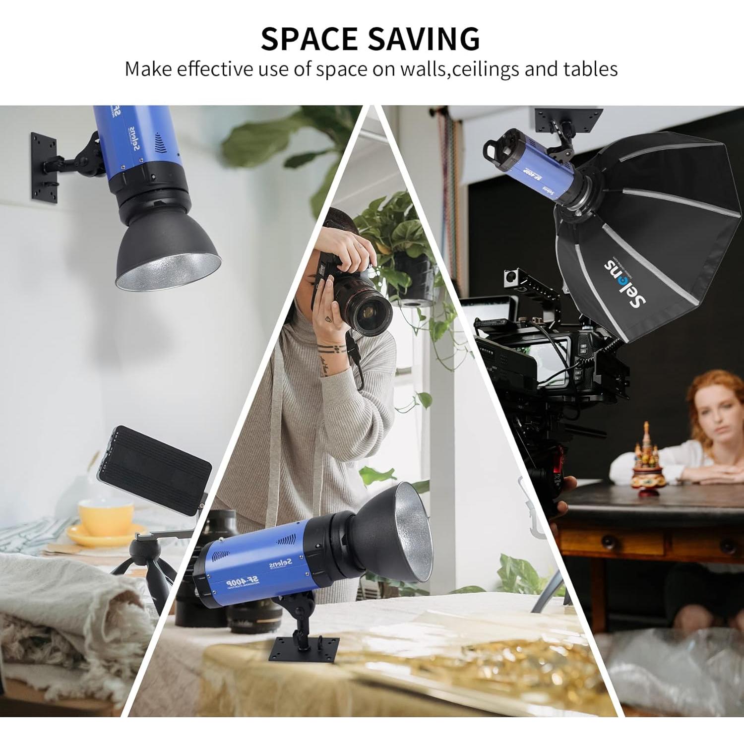 Placa de Montaje Selens para Perno de Bebé 6 cm Metal