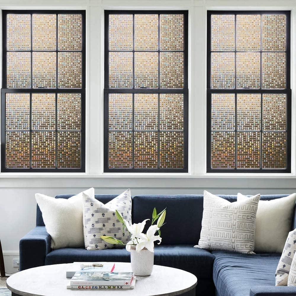 Película de Privacidad para Ventanas rabbitgoo 30x200cm Marrón