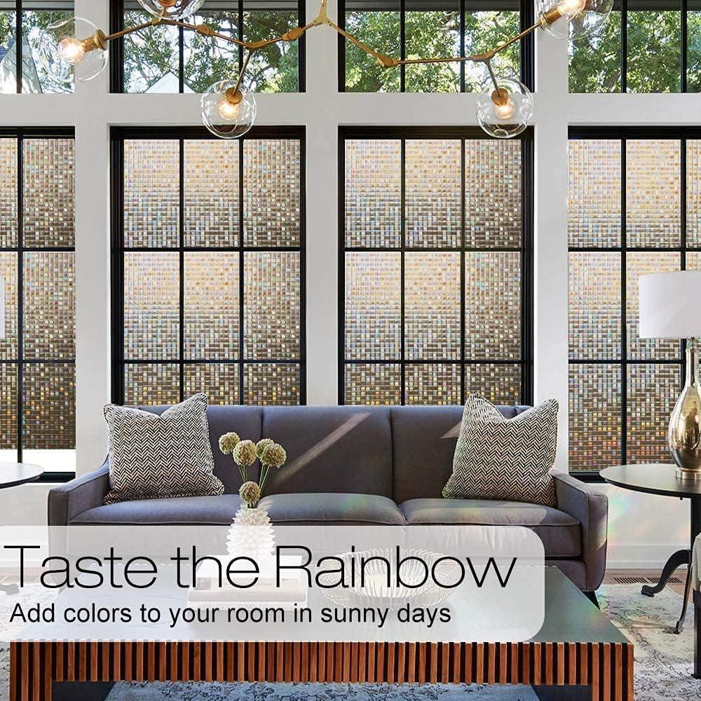 Película de Privacidad para Ventanas rabbitgoo 30x200cm Marrón