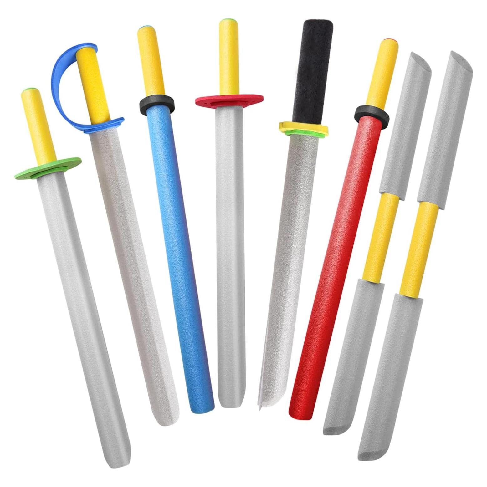 Set de 8 Espadas de Espuma EVA para Niños - Juguetes de Batalla