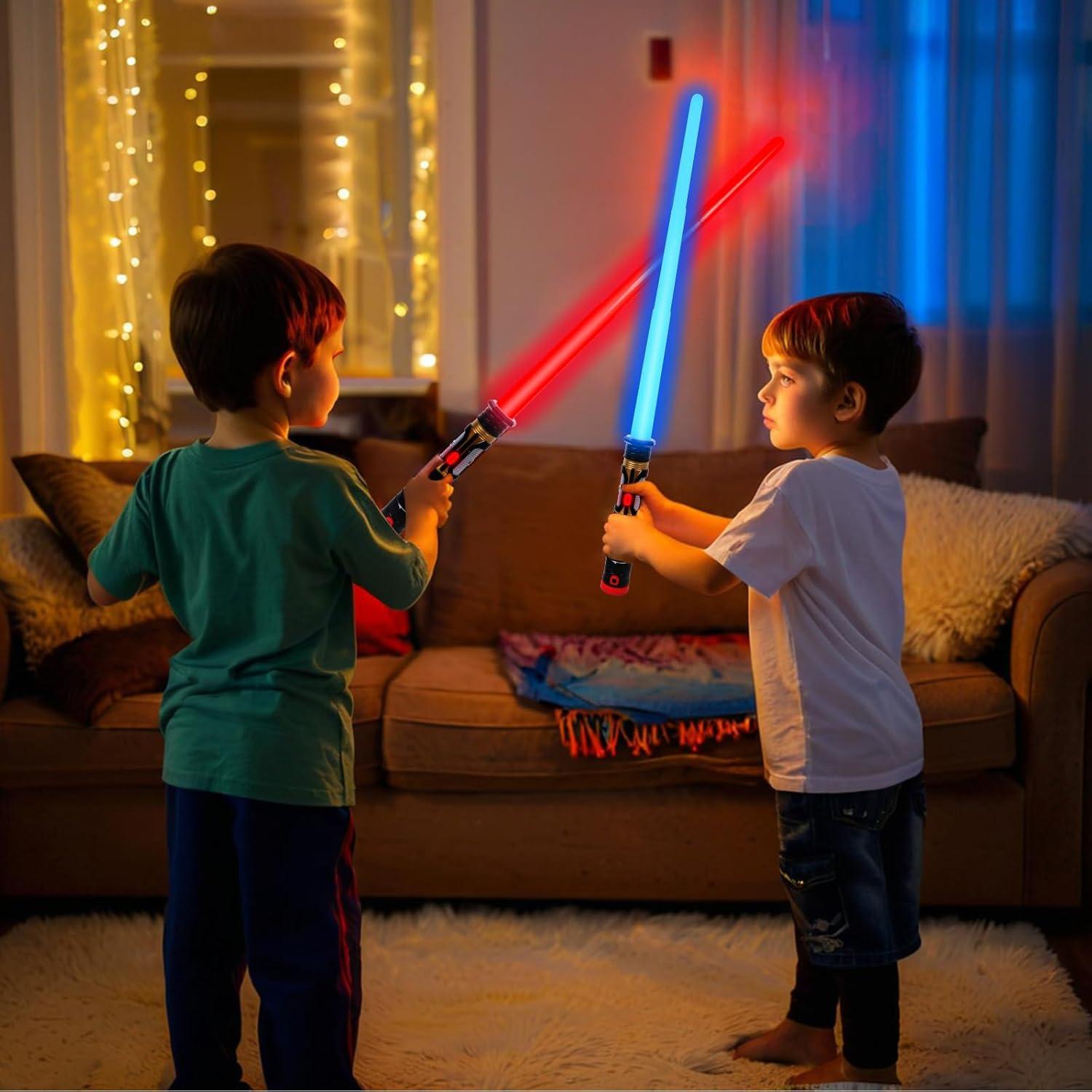 Set de 2 Sables Iluminados YOFOTHS con Sonido 43,94 cm