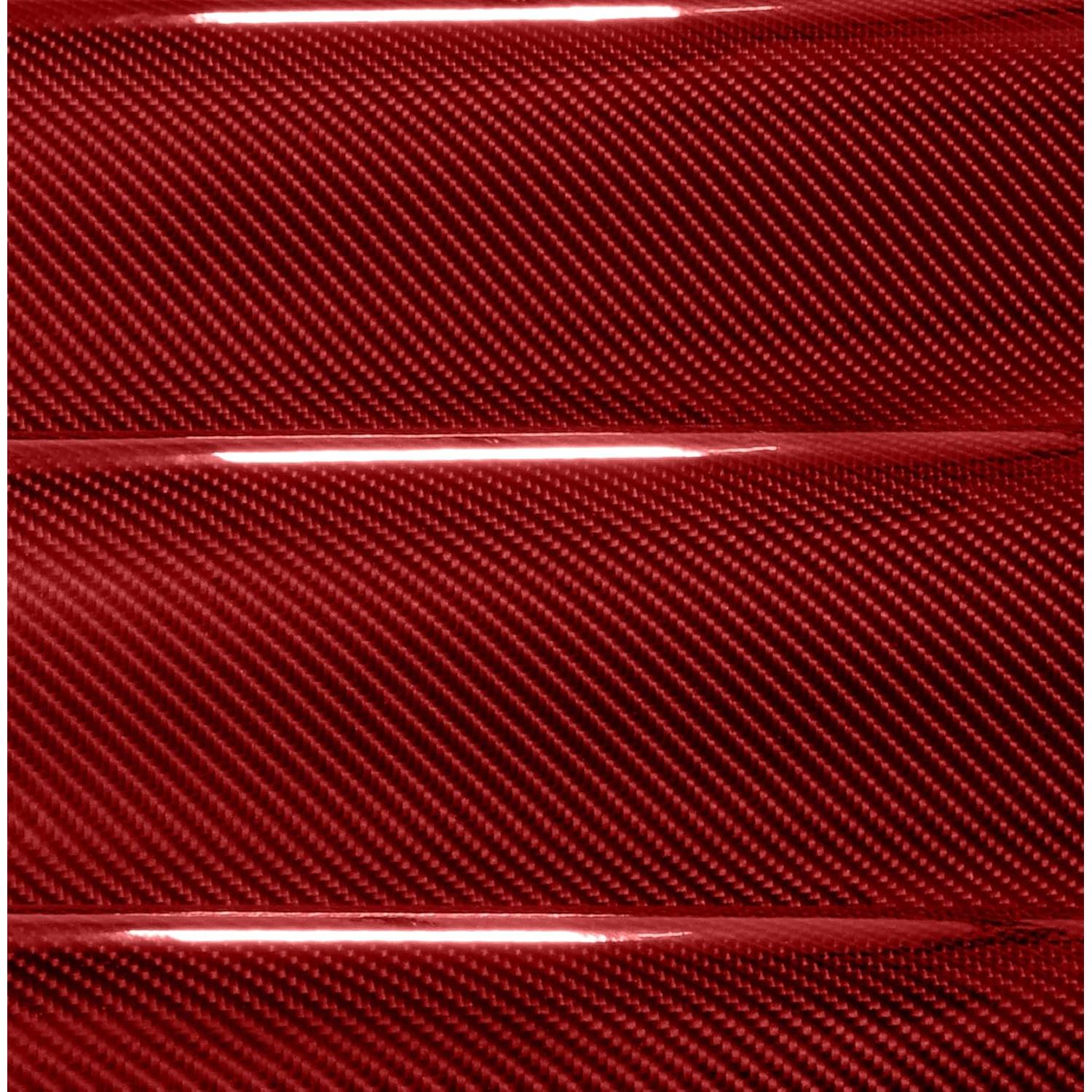 Vinilo Envoltura VViViD Epoxy Gloss Carbon Rojo 30.48x152.4cm