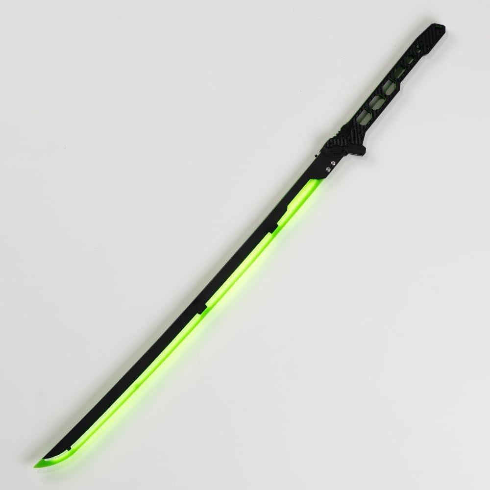 Espada LED Futuro 79.5 cm Naranja y Verde para Disfraces