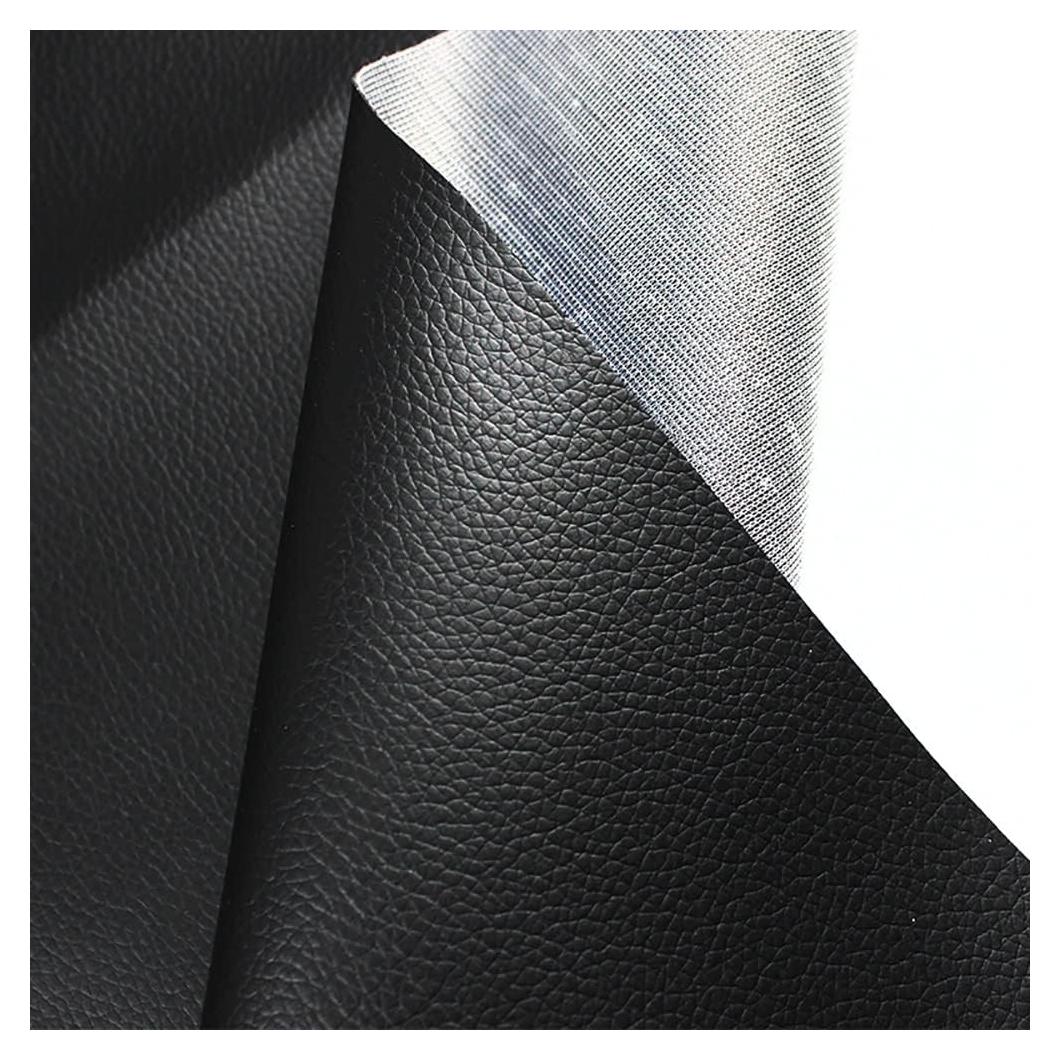 Parche de Reparación de Cuero Autoadhesivo AINITAOCOM 34x300cm Negro